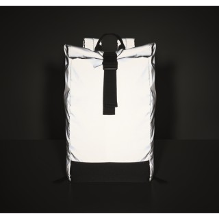 Mochila Rolltop promocional con reflectante